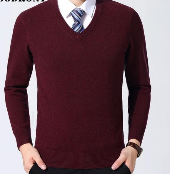 Men's cashmere wool sweater
