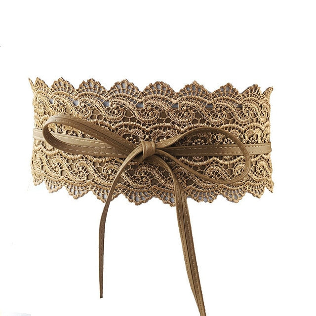 large ceinture de dentelle de corset, ceinture de taille pour les femmes, bande de taille de robe de mariée