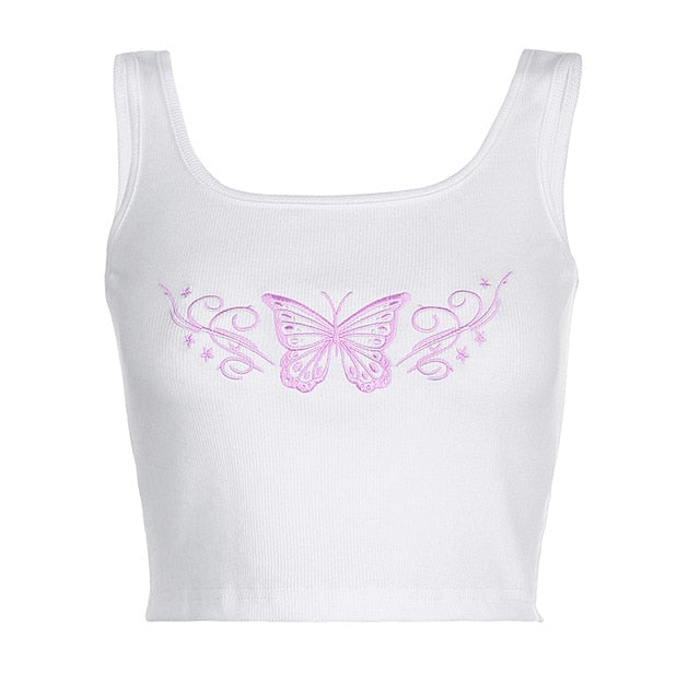 Débardeurs papillon t-shirts été