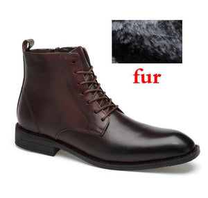 Shoes high quality men's boots natural leather waterproof shop