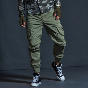 Summer high quality leisure trousers, men's joggers camouflage cargo trousers