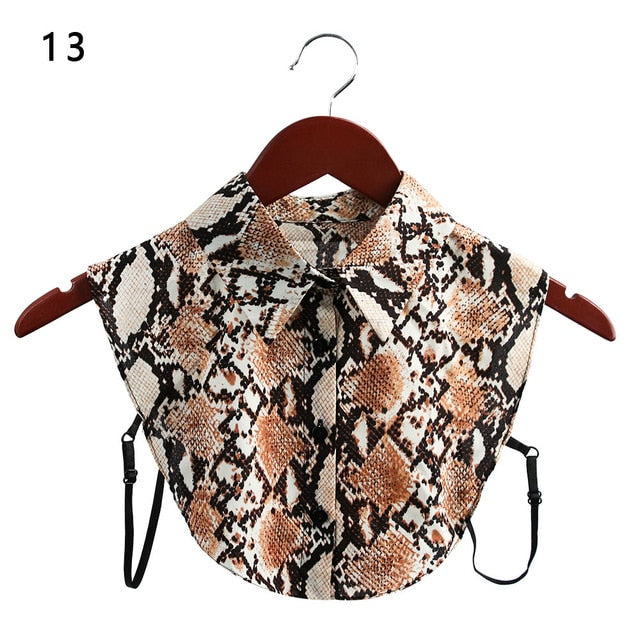 Women cotton lace fake blouse, detachable