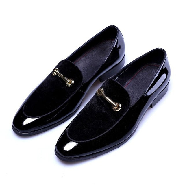 Oxford patent leather shoes in luxury Italian style shoe size up to 48