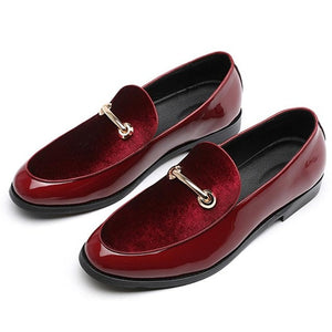 Oxford patent leather shoes in luxury Italian style shoe size up to 48