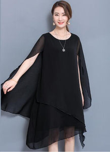 New Chiffon Cape, elegantes Kleid