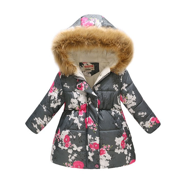 Kids Girls Jacket 2020 Autumn Winter Jacket For Girls Coat Baby Warm Hooded Outerwear Coat Girls Clothing Children Down Parkas