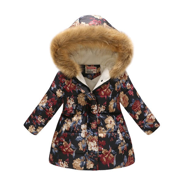 Herbst Winter Jacke Mantel Parkas für Mädchen