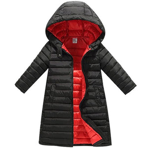 Kids Girls Jacket 2020 Autumn Winter Jacket For Girls Coat Baby Warm Hooded Outerwear Coat Girls Clothing Children Down Parkas