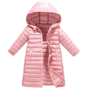 Kids Girls Jacket 2020 Autumn Winter Jacket For Girls Coat Baby Warm Hooded Outerwear Coat Girls Clothing Children Down Parkas