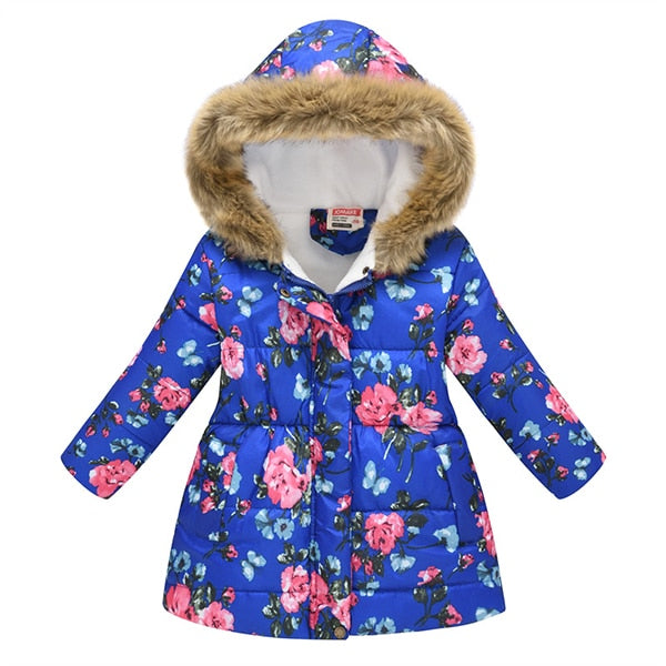 Kids Girls Jacket 2020 Autumn Winter Jacket For Girls Coat Baby Warm Hooded Outerwear Coat Girls Clothing Children Down Parkas