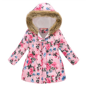 Kids Girls Jacket 2020 Autumn Winter Jacket For Girls Coat Baby Warm Hooded Outerwear Coat Girls Clothing Children Down Parkas