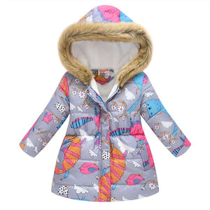 Herbst Winter Jacke Mantel Parkas für Mädchen