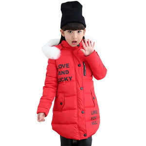 Kids Girls Jacket 2020 Autumn Winter Jacket For Girls Coat Baby Warm Hooded Outerwear Coat Girls Clothing Children Down Parkas