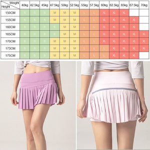 Women sports tennis skirts, golf skirt, fitness shorts high waist