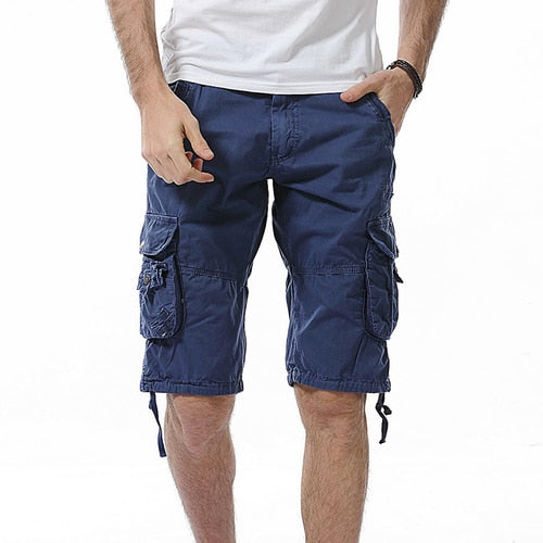 Mode Military Cargo Baumwolle Shorts Herren