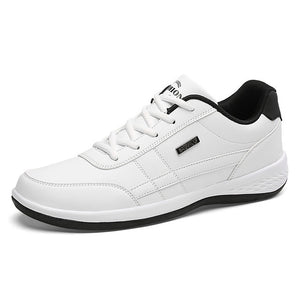 Breathable lace-up shoes casual shoes spring leather shoes sneakers men