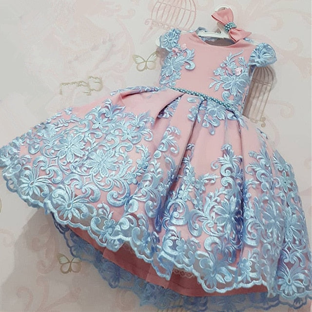 4-10 Jahre Kinderkleid für Mädchen Prinzessin Party