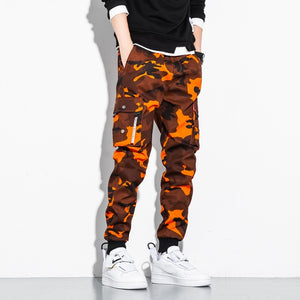 Pantalon cargo hip hop pour homme, pantalon de jogging