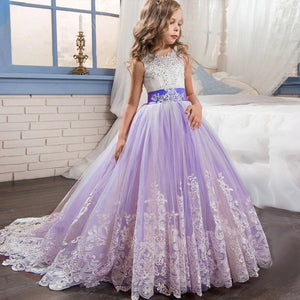 2021 Teen Girls Dress Children's Bridesmaid Kids Dresses For Girls Clothing Princess Dress Party Wedding Dress Costume 8 10 12 Y