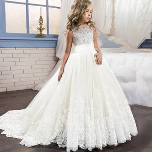 2021 filles adolescentes robe enfants demoiselle d'honneur enfants robes pour filles vêtements princesse robe fête robe de mariée Costume 8 10 12 Y