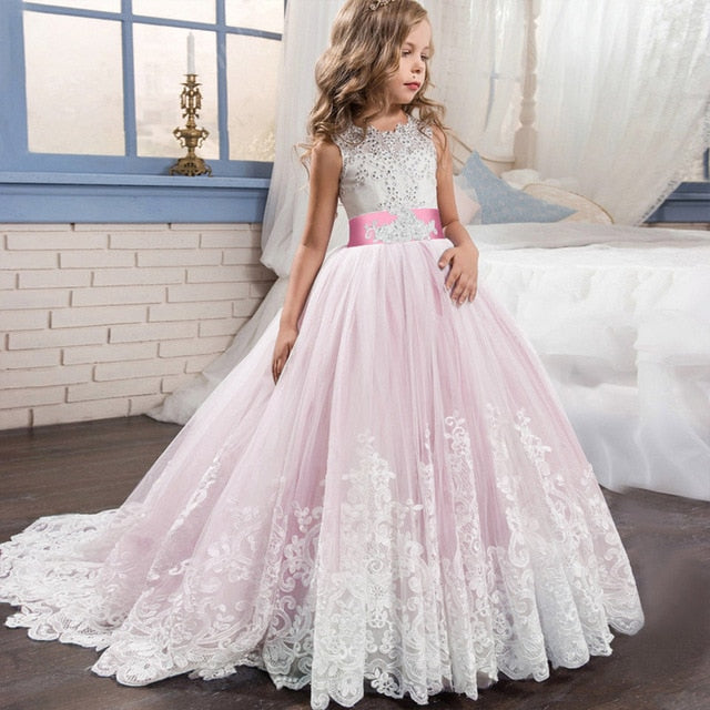 Mädchen Kleid, Brautjungfer Prinzessin Party 8 10 12  14Y