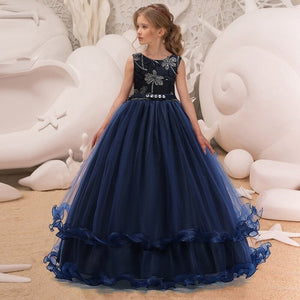 2021 Teen Girls Dress Children's Bridesmaid Kids Dresses For Girls Clothing Princess Dress Party Wedding Dress Costume 8 10 12 Y