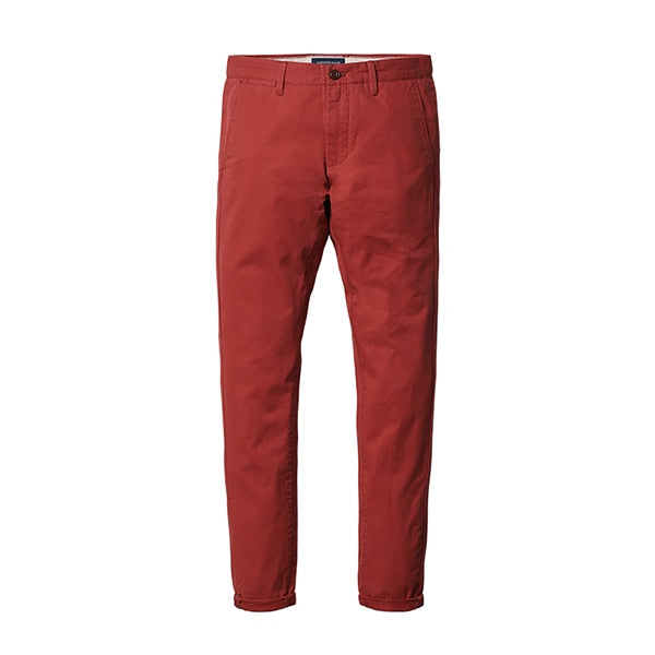 Frühling Sommer Neue Mode 2021 Slim Straight Men Freizeithose 100% Baumwolle