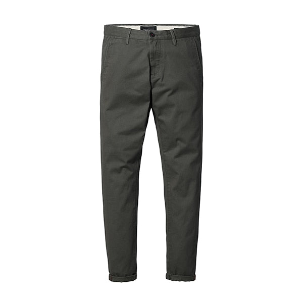 Printemps Été Nouvelle Mode 2021 Slim Straight Hommes Pantalon Décontracté 100% Coton