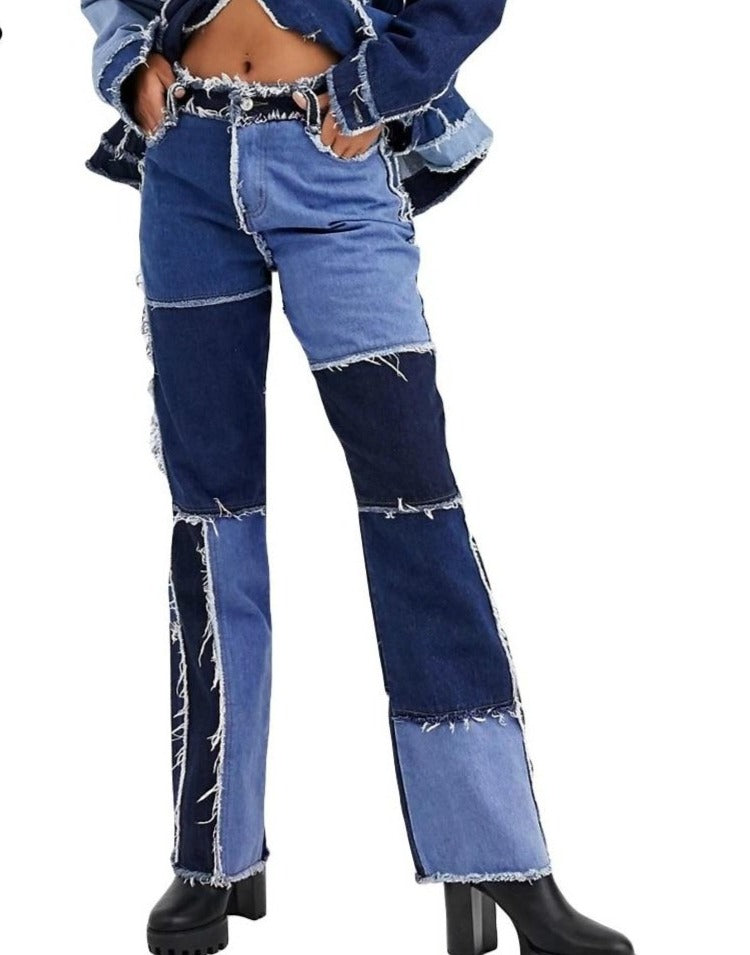 Skinny straight leg boyfriend jeans