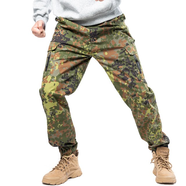 Spring Jogger Pants US Army Camouflage Cargo Pants