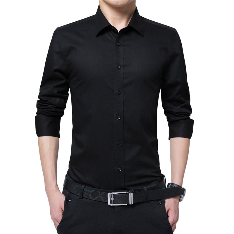 Langarm Business Shirt