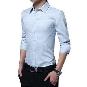 Langarm Business Shirt