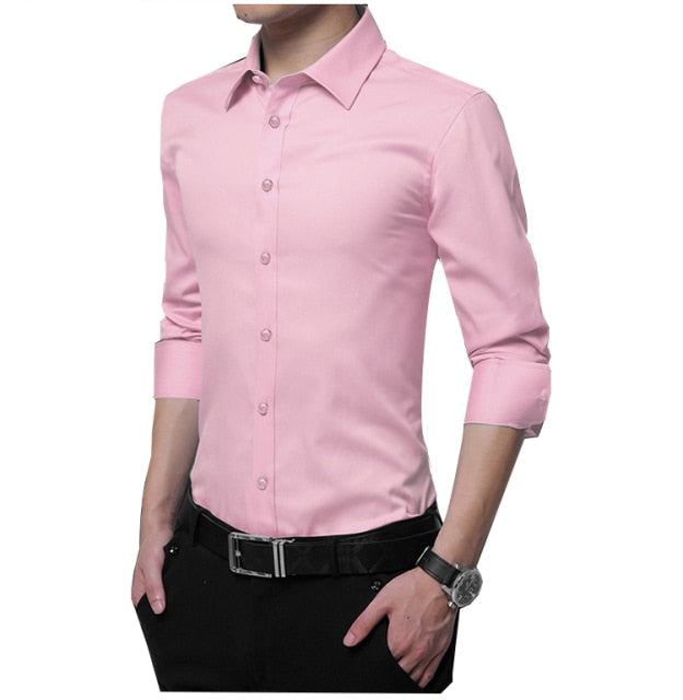 Langarm Business Shirt