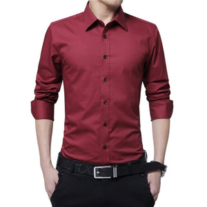 Langarm Business Shirt