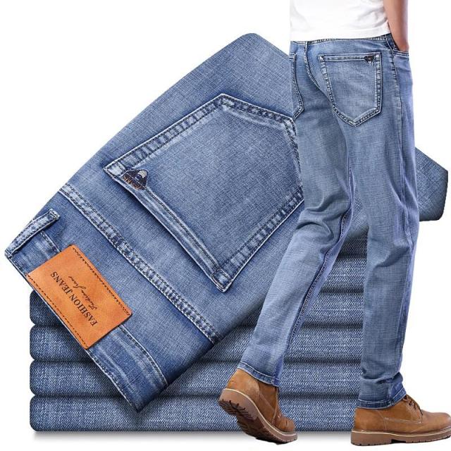 Frühling Sommer Herren Classic Jeans